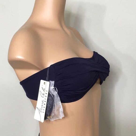 Anne Cole multi-way navy bikini. S/XS. NWT - Picture 13 of 16